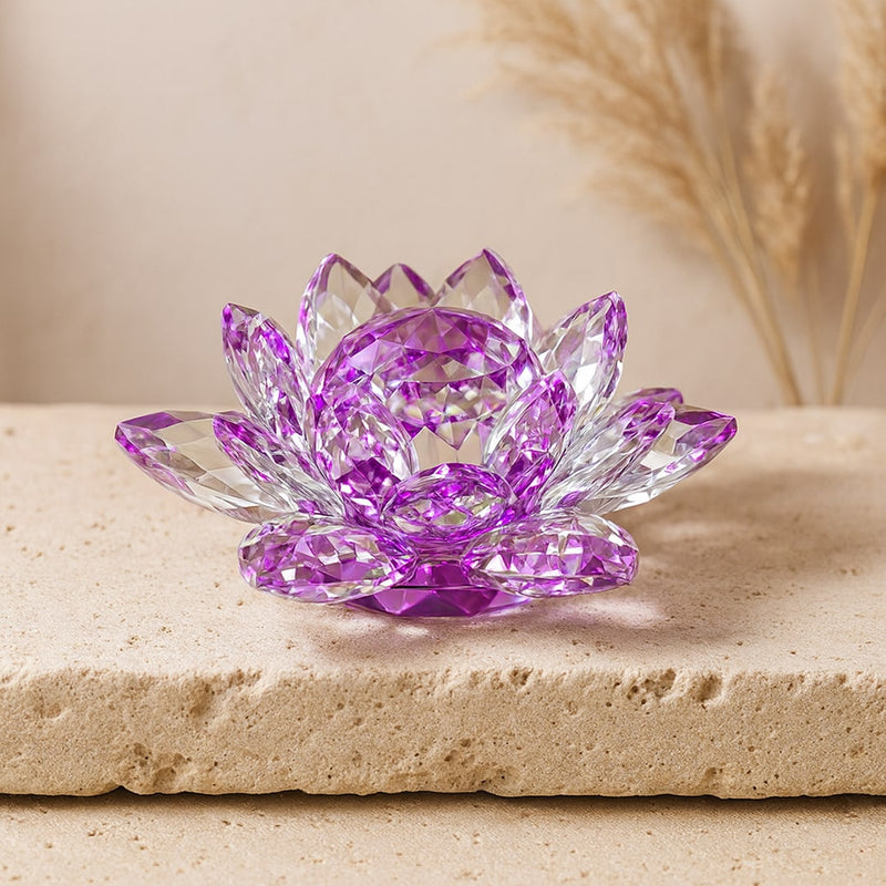Fleur de Lotus en Cristal