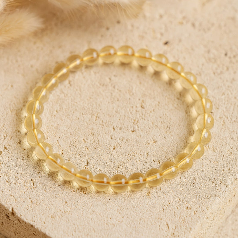 Bracelet "Éclat de Prospérité" en Citrine