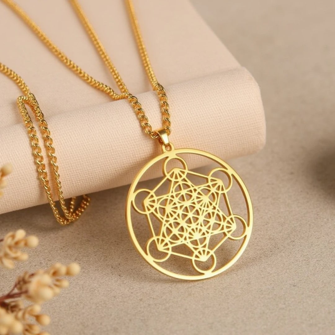 Collier Vortex De Protection Métatron - Orgone Avec Cristaux Et Pierres - Neuf Avec Étiquettes