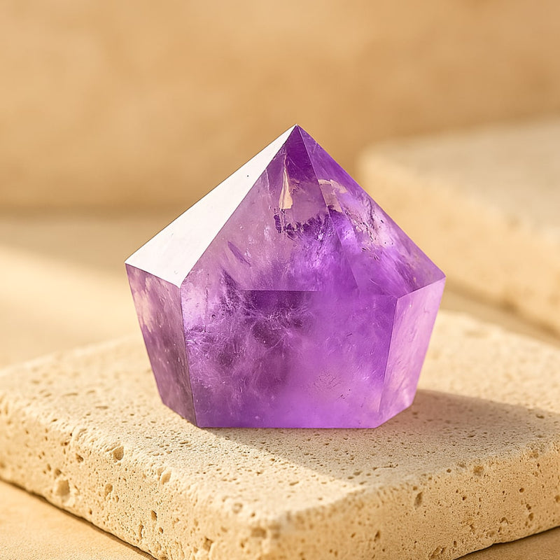 Pointe "Doux Rêves" en Améthyste