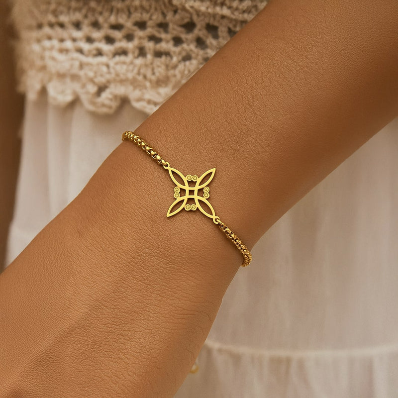 Bracelet "Lien Sacré"- Noeud de Sorcière