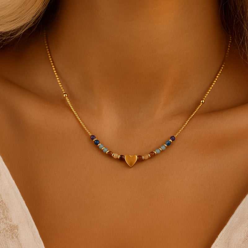 Collier "Chemin du Cœur" – 7 Chakras