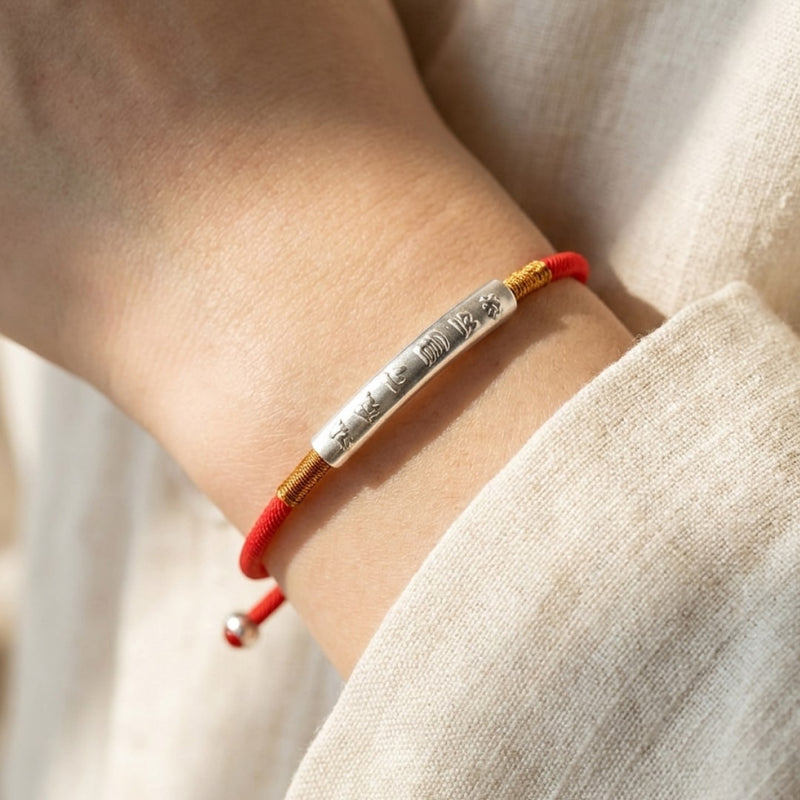 Bracelet Sacré Bouddhiste - Mantra Porte-Bonheur