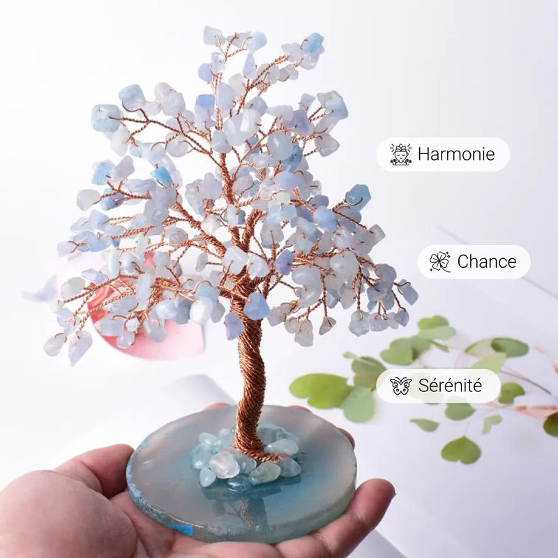 Arbre "Chance" en Aigue-Marine