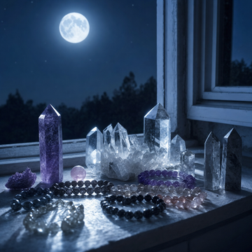 Rituel de pleine lune : recharger ses pierres et poser ses intentions