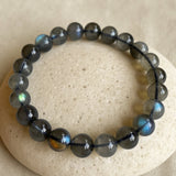Bracelet "Bouclier de Protection" en Labradorite - - L'Arbre des Chakras