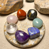 Reiki Chakras - 7 Pierres Polies - - L'Arbre des Chakras