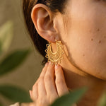 Boucles d'Oreilles "Sundari" - - L'Arbre des Chakras