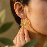 Boucles d'Oreilles "Sundari" - - L'Arbre des Chakras