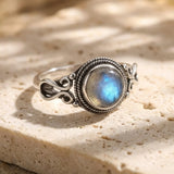 Bague "Isis" en Labradorite & Argent - 6 - L'Arbre des Chakras