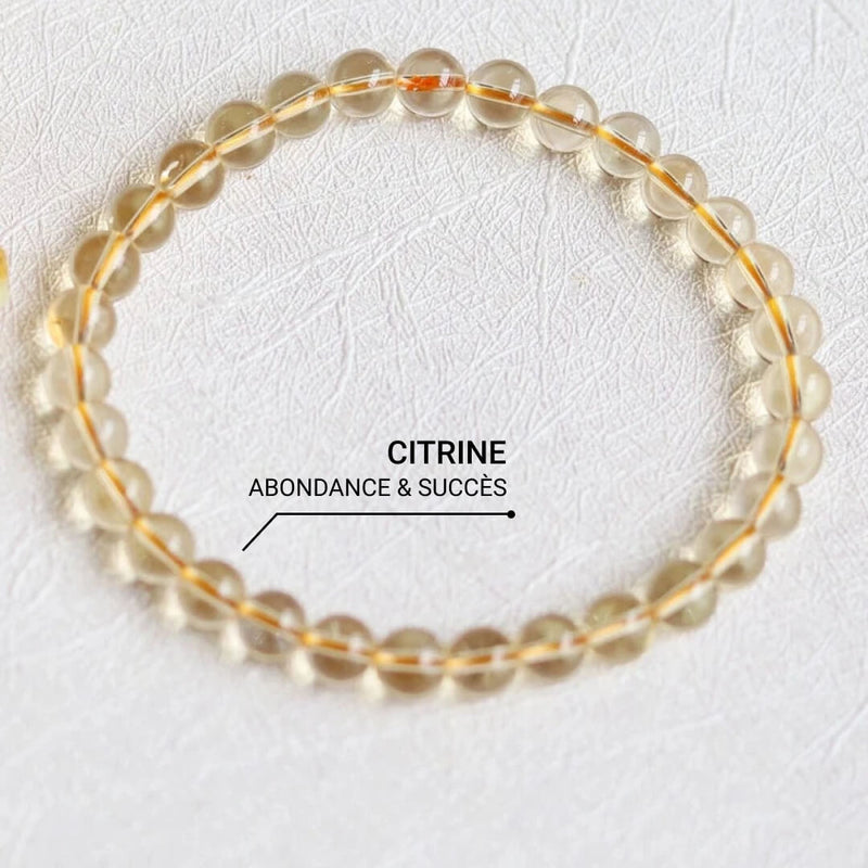 Bracelet &quot;Éclat de Prospérité&quot; en Citrine -  - L&#39;Arbre des Chakras