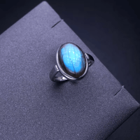 Bague "Satya" en Labradorite -  - L'Arbre des Chakras