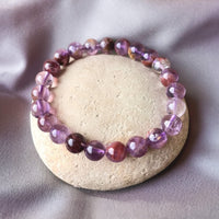 Bracelet "Âme de Lumière" en Auralite 23 - 6mm / 17cm - L'Arbre des Chakras