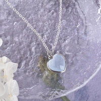 Pendentif Coeur en Aigue-Marine -  - L'Arbre des Chakras