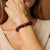 Bracelet "Force de Vie" en Grenat Almandin