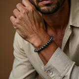 Bracelet "Force d'Énergie" en Hématite - - L'Arbre des Chakras