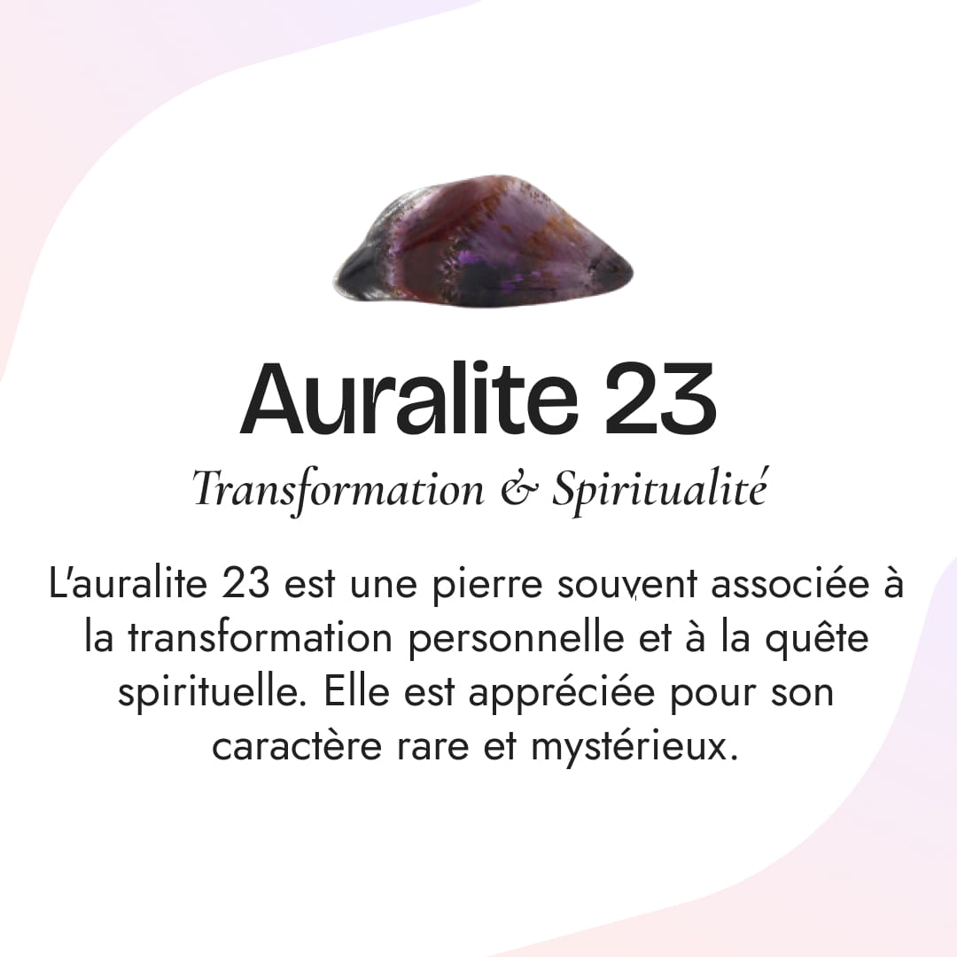 Bracelet "Âme de Lumière" en Auralite 23 - - L'Arbre des Chakras