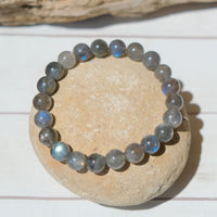 Bracelet "Bouclier de Protection" en Labradorite - 6 mm / 17 CM - L'Arbre des Chakras