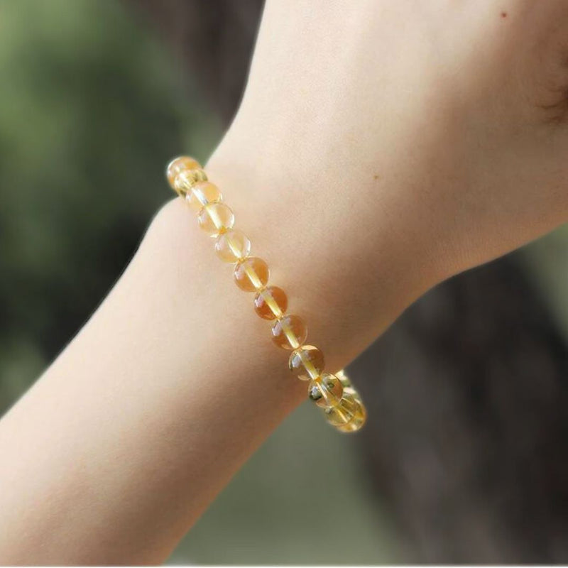 Bracelet &quot;Éclat de Prospérité&quot; en Citrine -  - L&#39;Arbre des Chakras