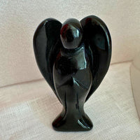 Statuette "Ange Protecteur" en Pierre Naturelle - hauteur 7 cm -  - L'Arbre des Chakras