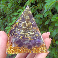 Orgonite "Lumière Intérieure" en Améthyste -  - L'Arbre des Chakras