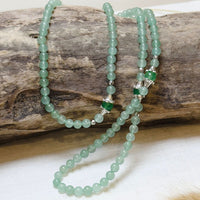 Bracelet Mala "Prospérité & Équilibre" en Aventurine Verte -  - L'Arbre des Chakras