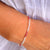 Bracelet Fin "Lueur Subtile" en Tourmaline Rose & Pierres Naturelles