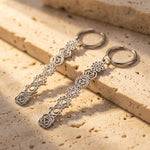 Boucles d'Oreilles Symboles des 7 Chakras - Argent - L'Arbre des Chakras