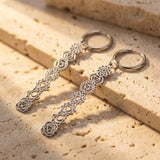 Boucles d'Oreilles Symboles des 7 Chakras - Argent - L'Arbre des Chakras