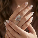 Bague Spirituelle "Harmonie" Symbole Om - - L'Arbre des Chakras