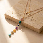 Collier Double "Cascade des 7 Chakras" - - L'Arbre des Chakras