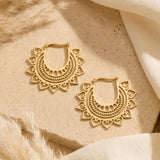 Boucles d'Oreilles "Sundari" - Or - L'Arbre des Chakras
