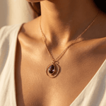 Collier "Cercle de Sérénité" en Améthyste - - L'Arbre des Chakras