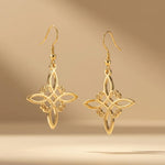 Boucles d'Oreilles "Protection Enchantée" en Noeud de Sorcière - - L'Arbre des Chakras