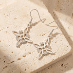 Boucles d'Oreilles "Protection Enchantée" en Noeud de Sorcière - Argent - L'Arbre des Chakras