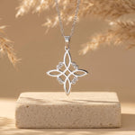 Collier Bouclier Noeud de Sorcière - - L'Arbre des Chakras