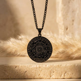 Pendentif Sceau des 7 Archanges - Noir - L'Arbre des Chakras