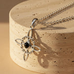 Pendentif "Protection Sorcière" en Obsidienne - - L'Arbre des Chakras