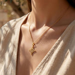 Collier Bouclier Noeud de Sorcière - - L'Arbre des Chakras
