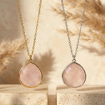 Pendentif "Douceur Infini" en Quartz Rose - - L'Arbre des Chakras