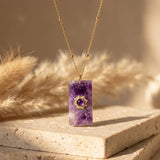 Pendentif “Sagesse Douce” en Améthyste - - L'Arbre des Chakras