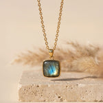 Pendentif "Reflets de Lumière" en Labradorite - - L'Arbre des Chakras
