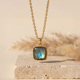 Pendentif "Reflets de Lumière" en Labradorite - - L'Arbre des Chakras