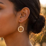 Boucles d’Oreilles “Nœud de Sorcière Sacré” - - L'Arbre des Chakras