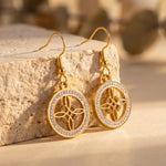 Boucles d’Oreilles “Nœud de Sorcière Sacré” - - L'Arbre des Chakras