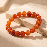 Bracelet en Cornaline - 6mm / 17cm - L'Arbre des Chakras