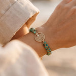 Bracelet "Vie Éternelle" en Turquoise Africaine - - L'Arbre des Chakras