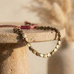 Bracelet Tibétain en Perles de Cuivre - - L'Arbre des Chakras