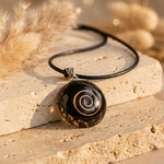 Pendentif Orgonite "Protection Symbolique" en Obsidienne Noire - - L'Arbre des Chakras