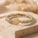 Bracelet Tressé "12 Constellations" en Pierres Naturelles - Lion - Quartz rutile - L'Arbre des Chakras